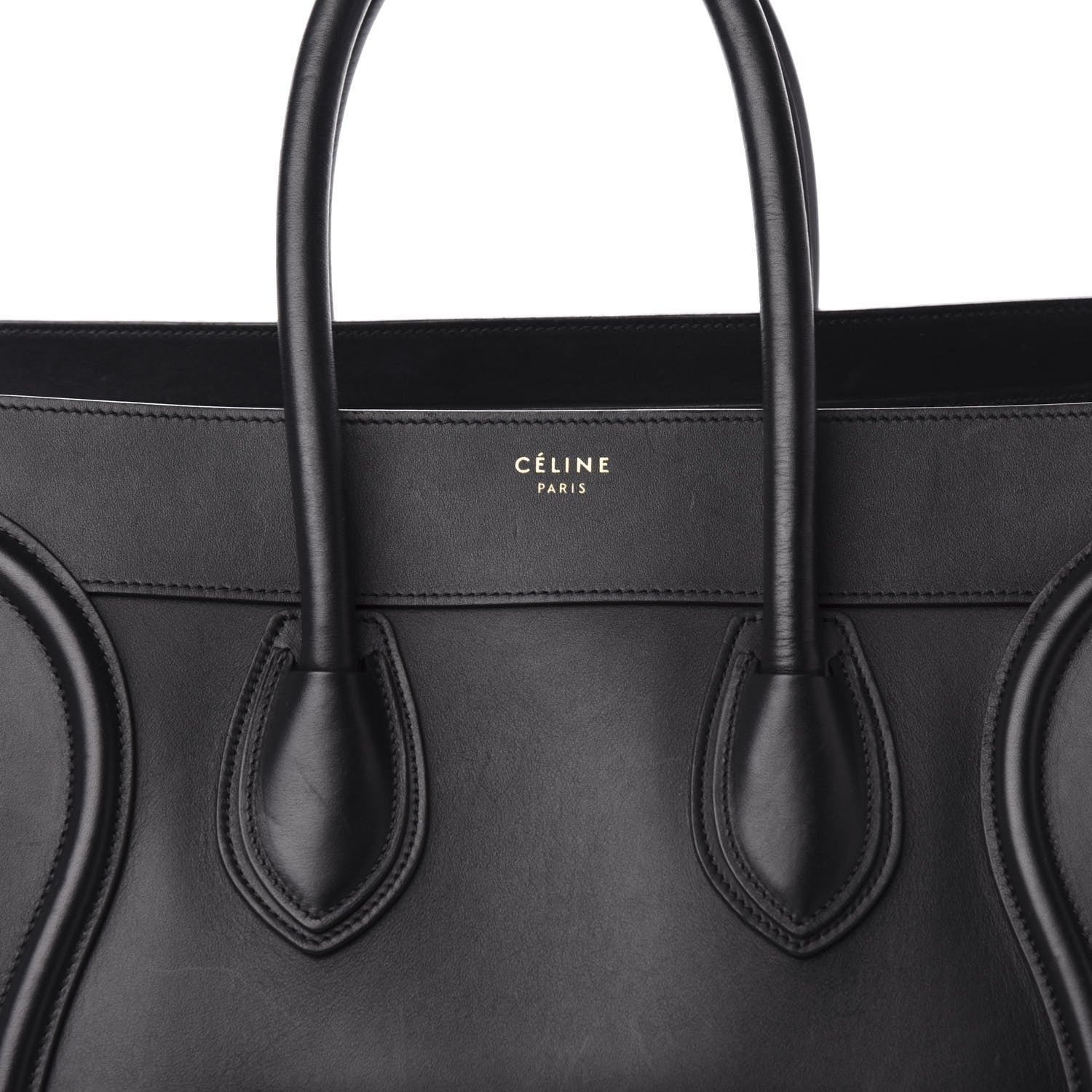 Celine Smooth Calfskin Mini Luggage Black 11 of 11