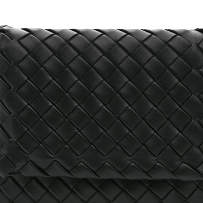 Bottega Veneta Nappa Intrecciato Small Cobble Messenger Bag Black 9 of 11