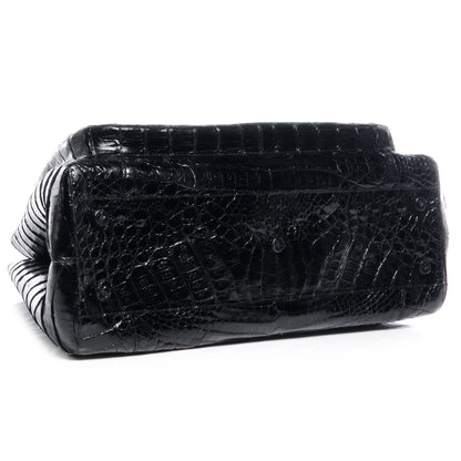 Nancy Gonzalez Crocodile Satchel Black 4 of 7