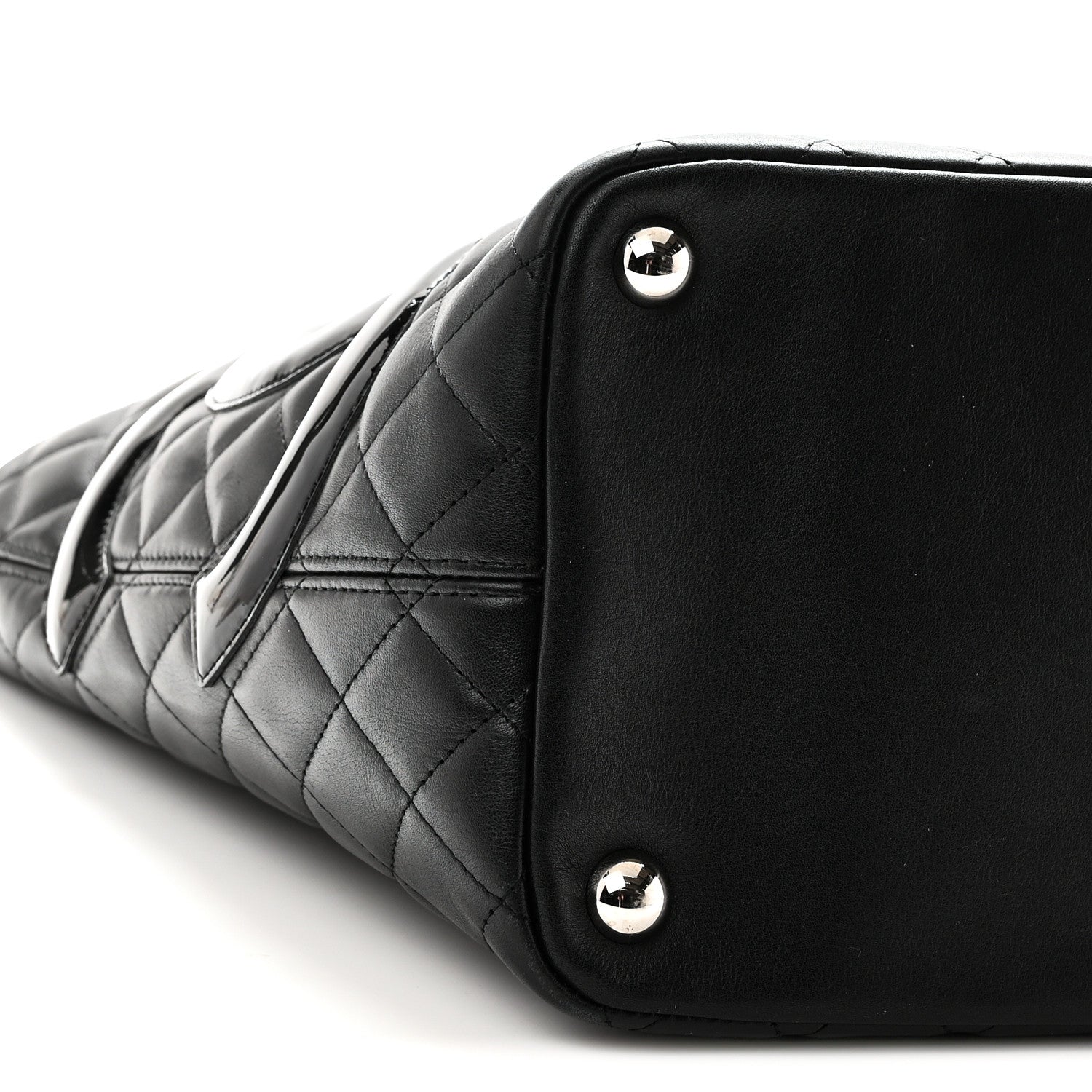 Chanel Calfskin Quilted Large Cambon Tote Black 9 of 10