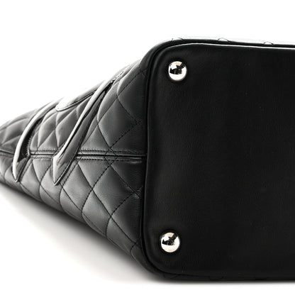 Chanel Calfskin Quilted Large Cambon Tote Black 9 of 10