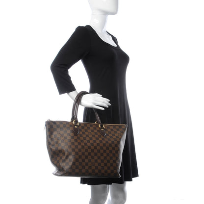 Louis Vuitton Damier Ebene Saleya MM 2 of 17