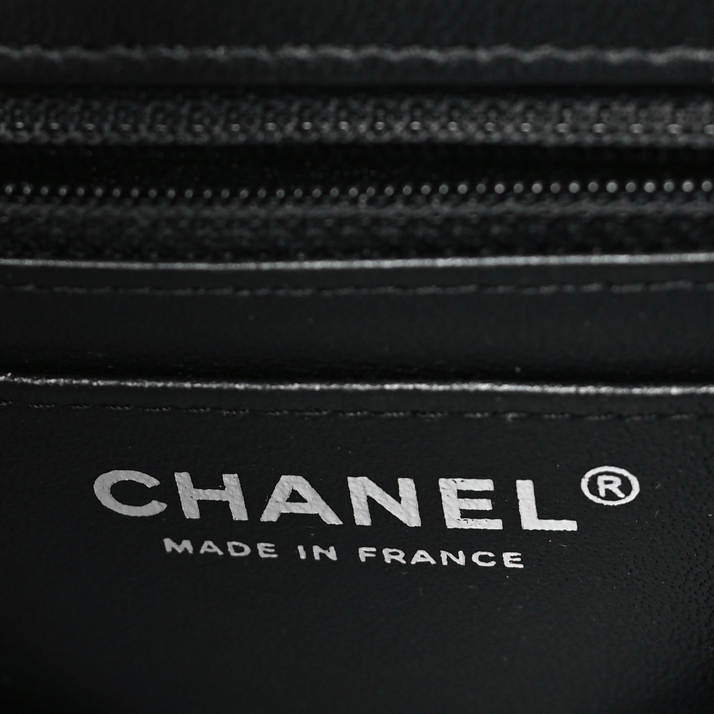 Lambskin Quilted Mini Square Flap Black