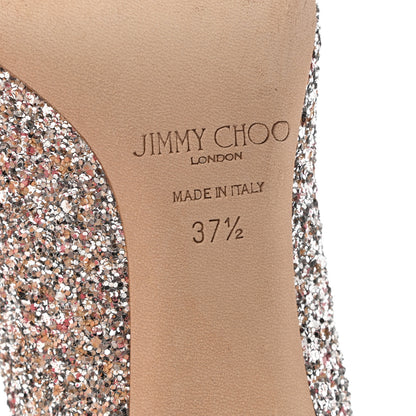 Jimmy Choo Glitter Pointy Toe Romy 60 Pumps 37.5 Viola Mix 6 of 8