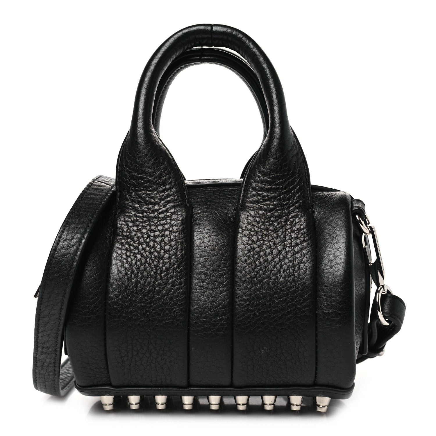 Alexander Wang Pebbled Lambskin Baby Rockie Black Rhodium Hardware 1 of 10