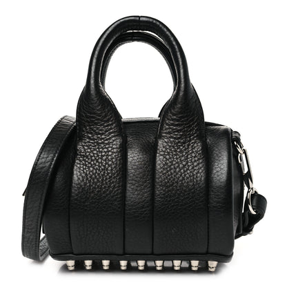 Alexander Wang Pebbled Lambskin Baby Rockie Black Rhodium Hardware 1 of 10