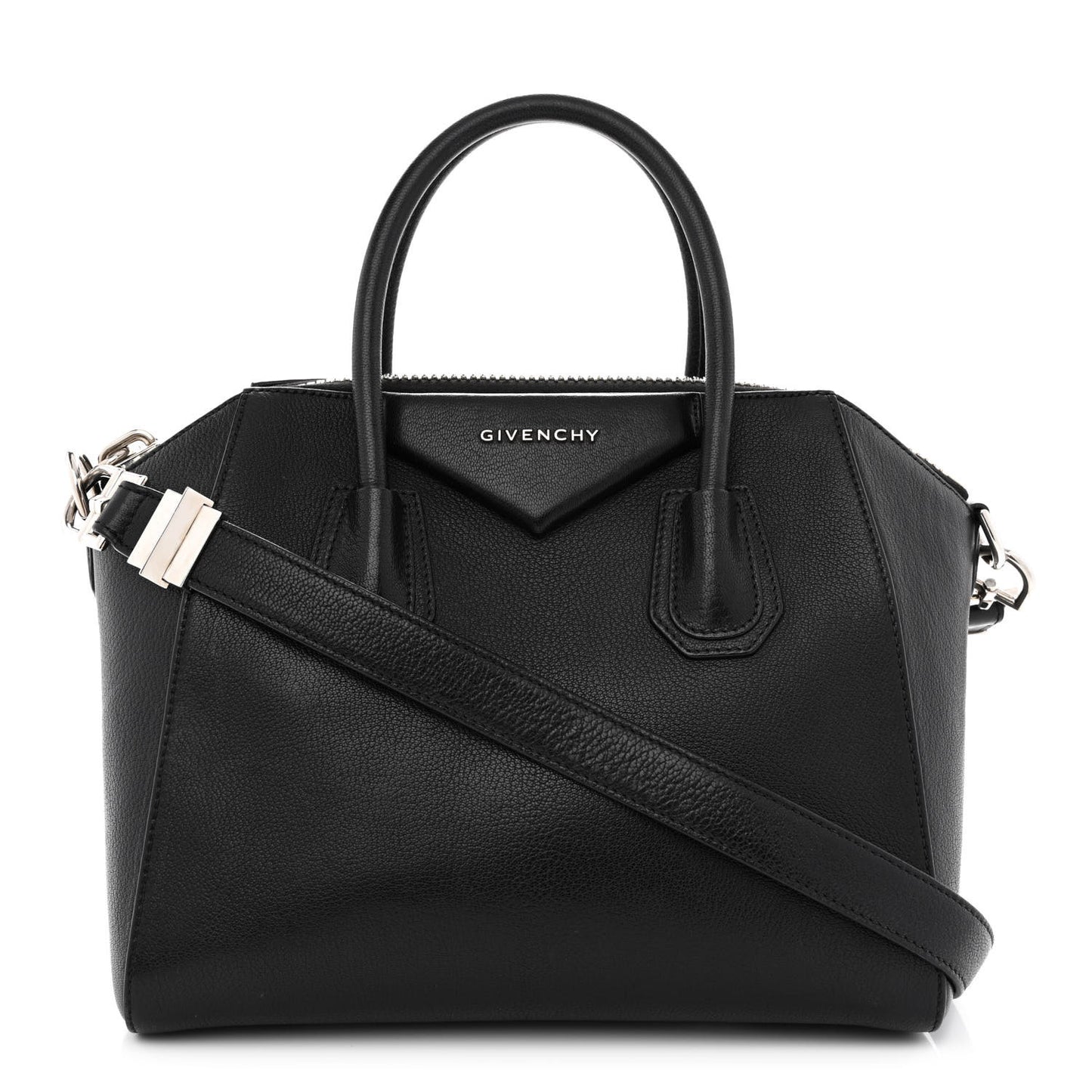Sugar Goatskin Small Antigona Black
