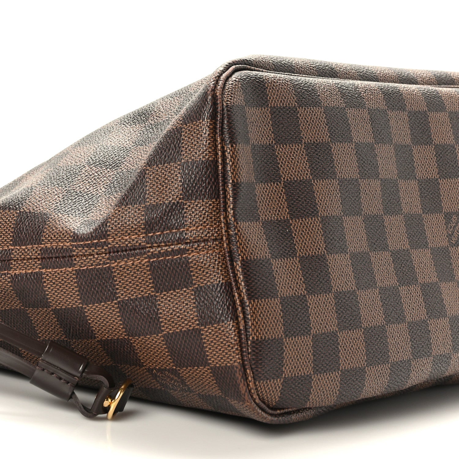 Louis Vuitton Damier Ebene Neo Neverfull MM Rose Ballerine 8 of 11