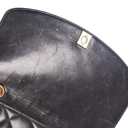 Chanel Lambskin Quilted Medium Single Flap Black 9 of 14