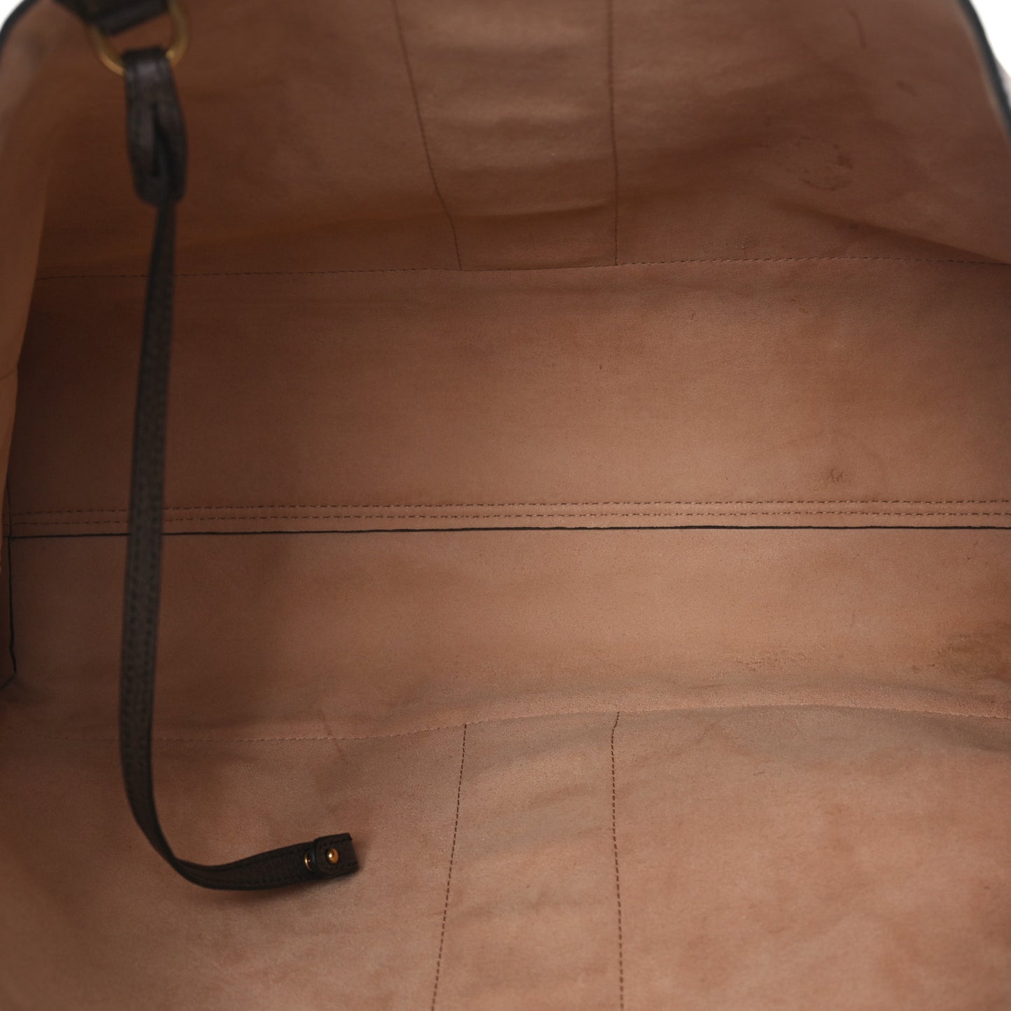 GG Supreme Monogram Web Ophidia Tote Brown