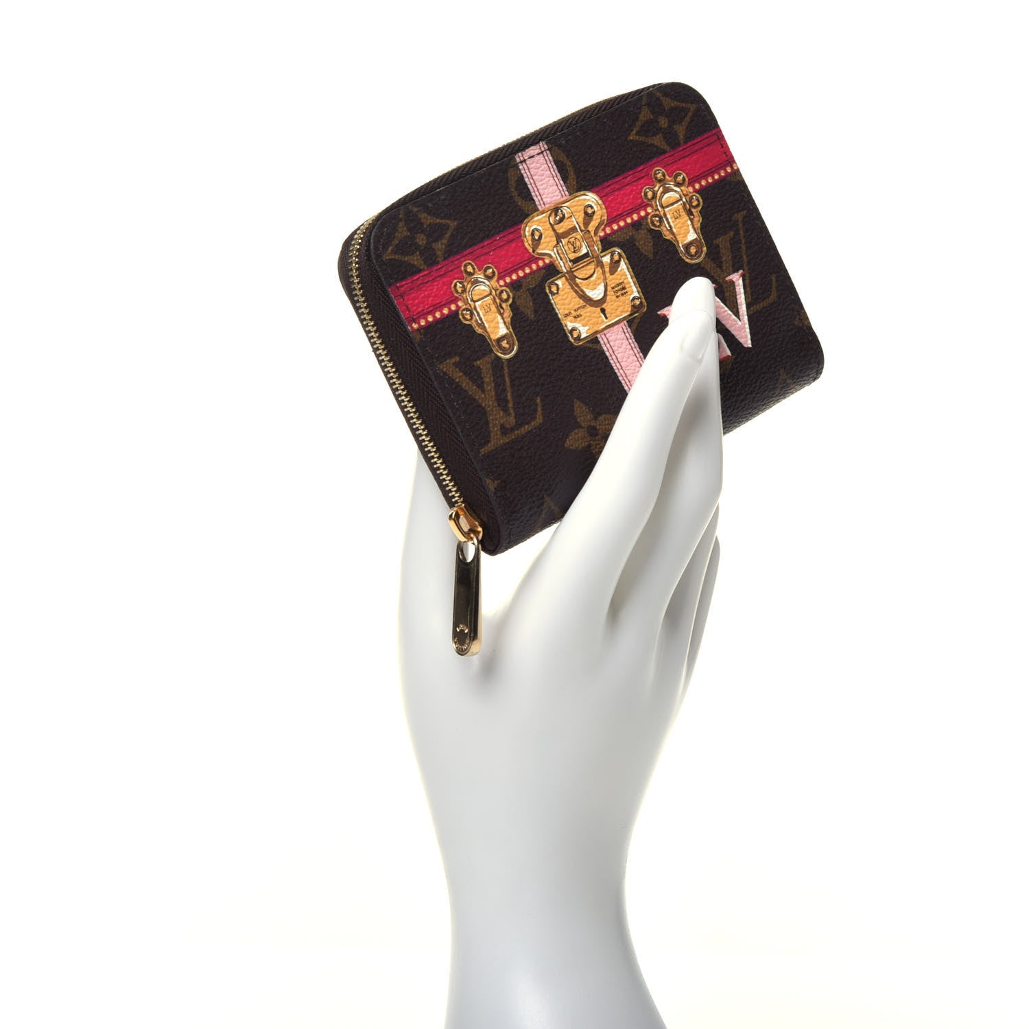 Louis Vuitton Monogram Summer Trunks Zippy Coin Purse 2 of 7