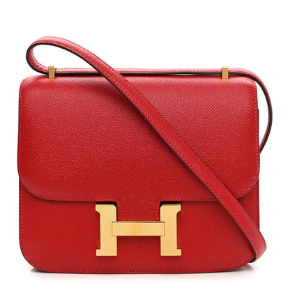 Hermes Epsom Constance 18 Rouge Vif 1 of 10