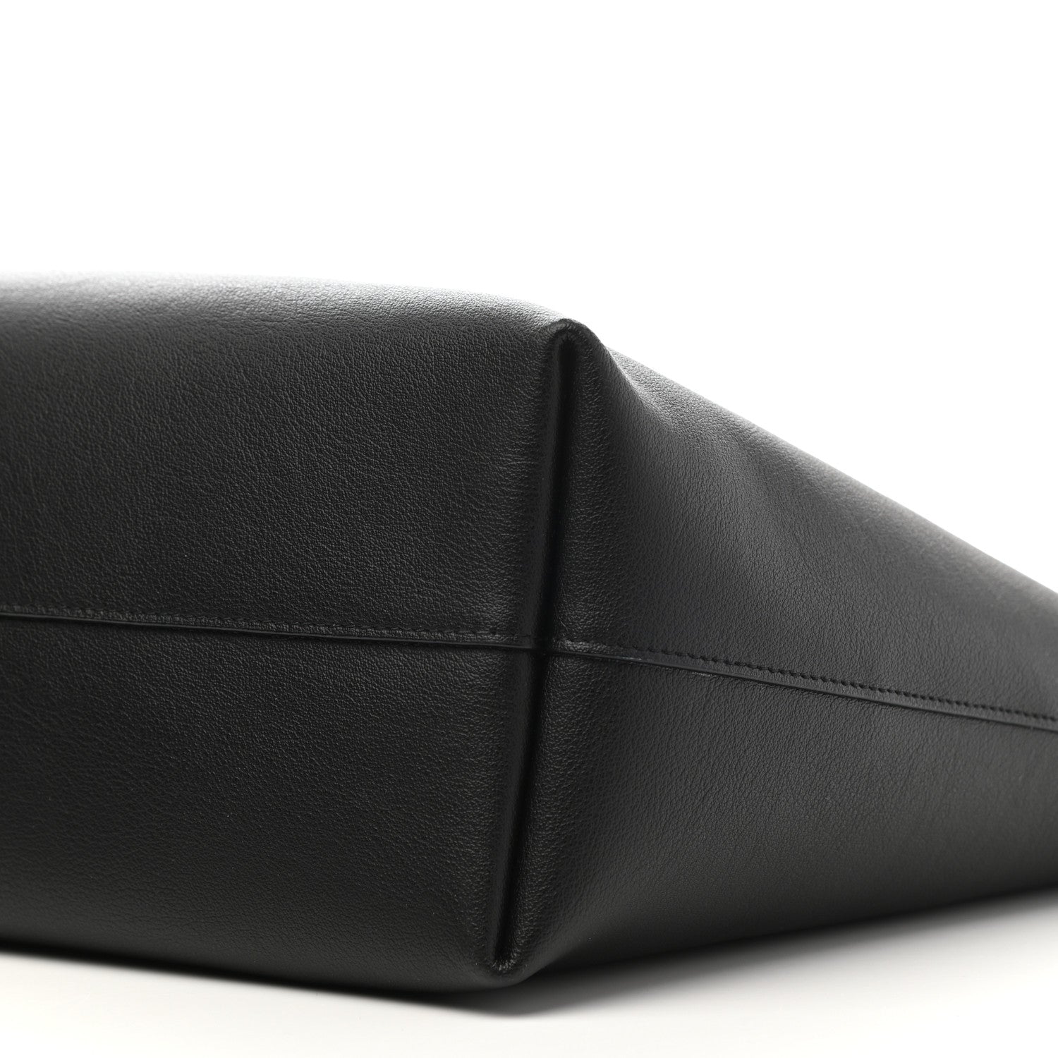 Saint Laurent Calfskin Large Shopping Tote Black 10 of 13