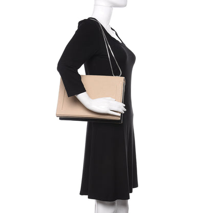 3.1 Phillip Lim 3.1 Textured Calfskin Soleil East West Shoulder Bag Nougat 2 of 9