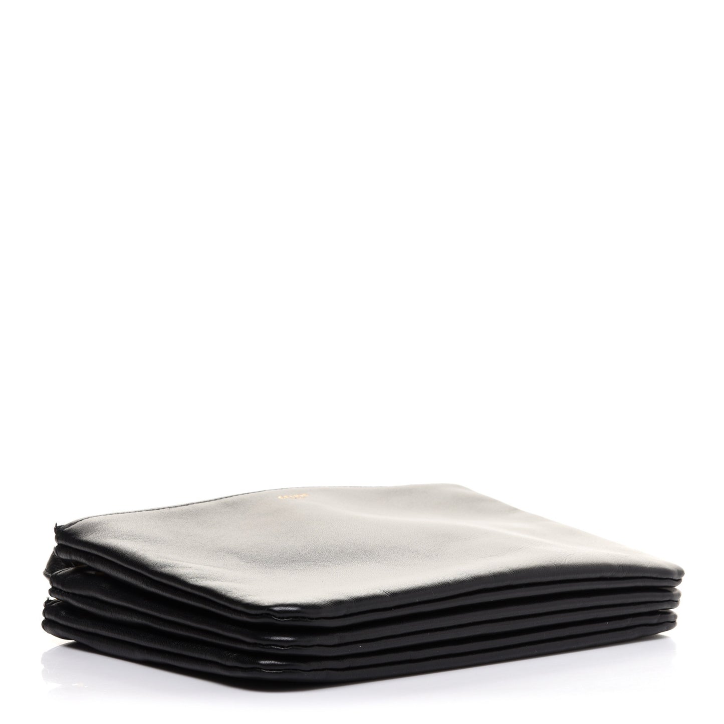 Lambskin Small Trio Crossbody Bag Black