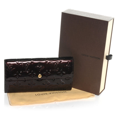 Louis Vuitton Vernis Sarah Wallet Amarante 5 of 8