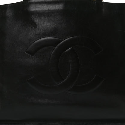 Chanel Lambskin CC Tote Black 8 of 14