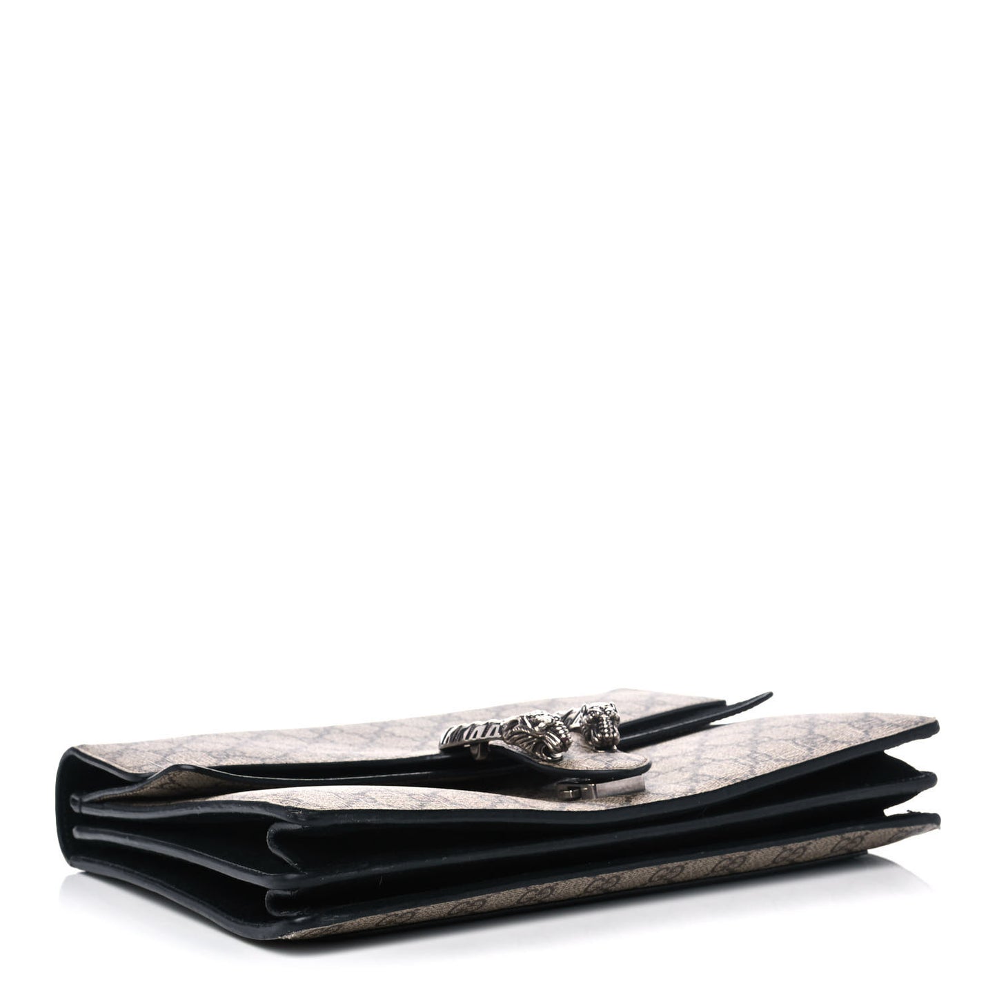 GG Supreme Monogram Medium Dionysus Shoulder Bag Black