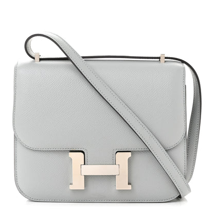 Hermes Epsom Constance 18 Bleu Glacier 1 of 12