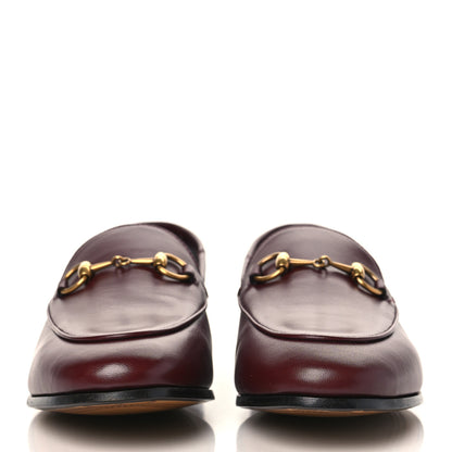Gucci Lambskin Womens Brixton Horsebit Loafers 37 Vintage Bordeaux 2 of 9