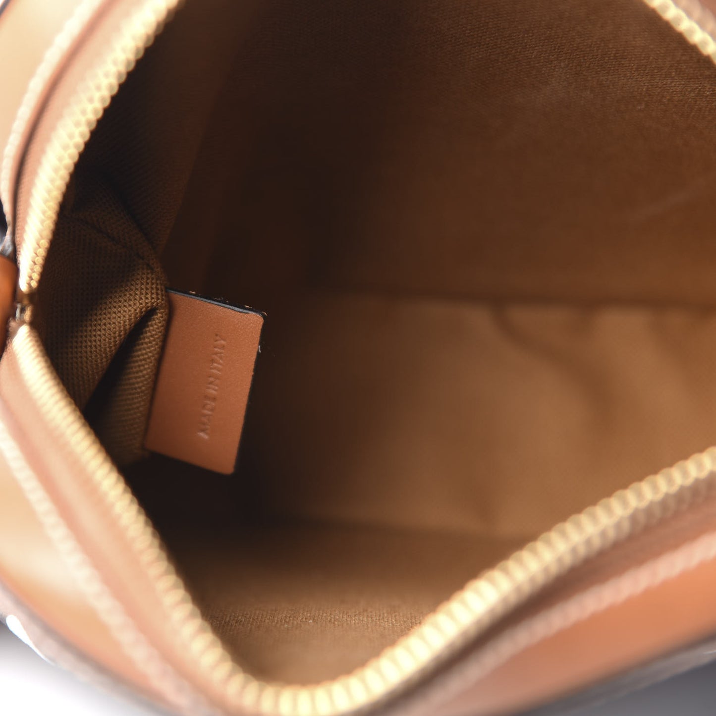 Triomphe Canvas Small Camera Bag Tan