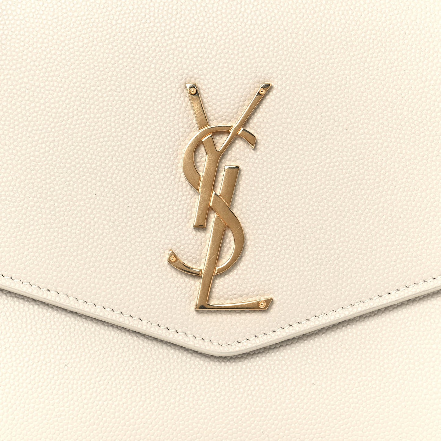 Grain de Poudre Monogram Strap Wallet Crema Soft