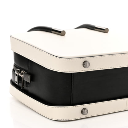 Tom Ford Calfskin Top Handle Bag White Black 9 of 10
