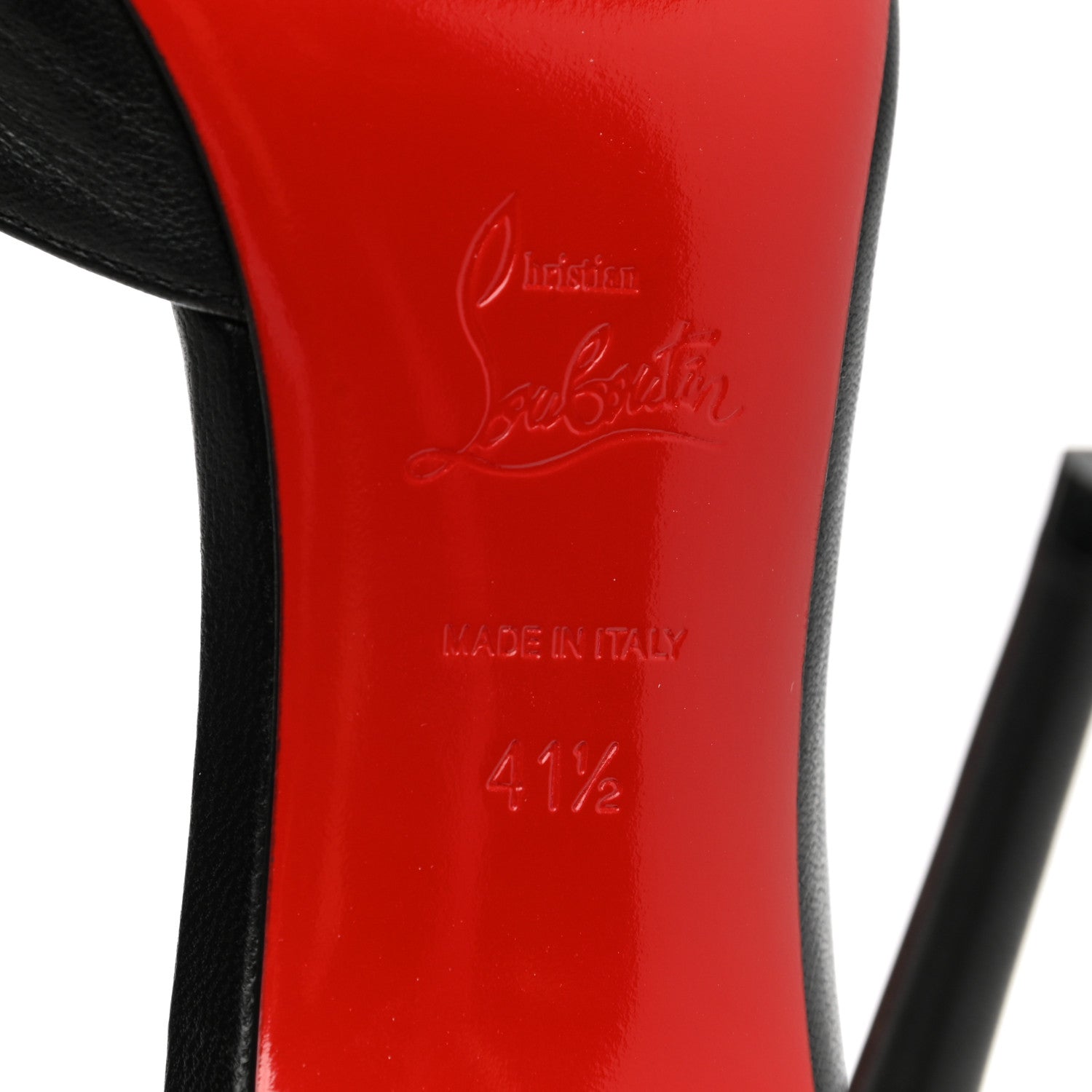 Christian Louboutin Shiny Nappa Iriza 100 Pumps 41.5 Black 6 of 10