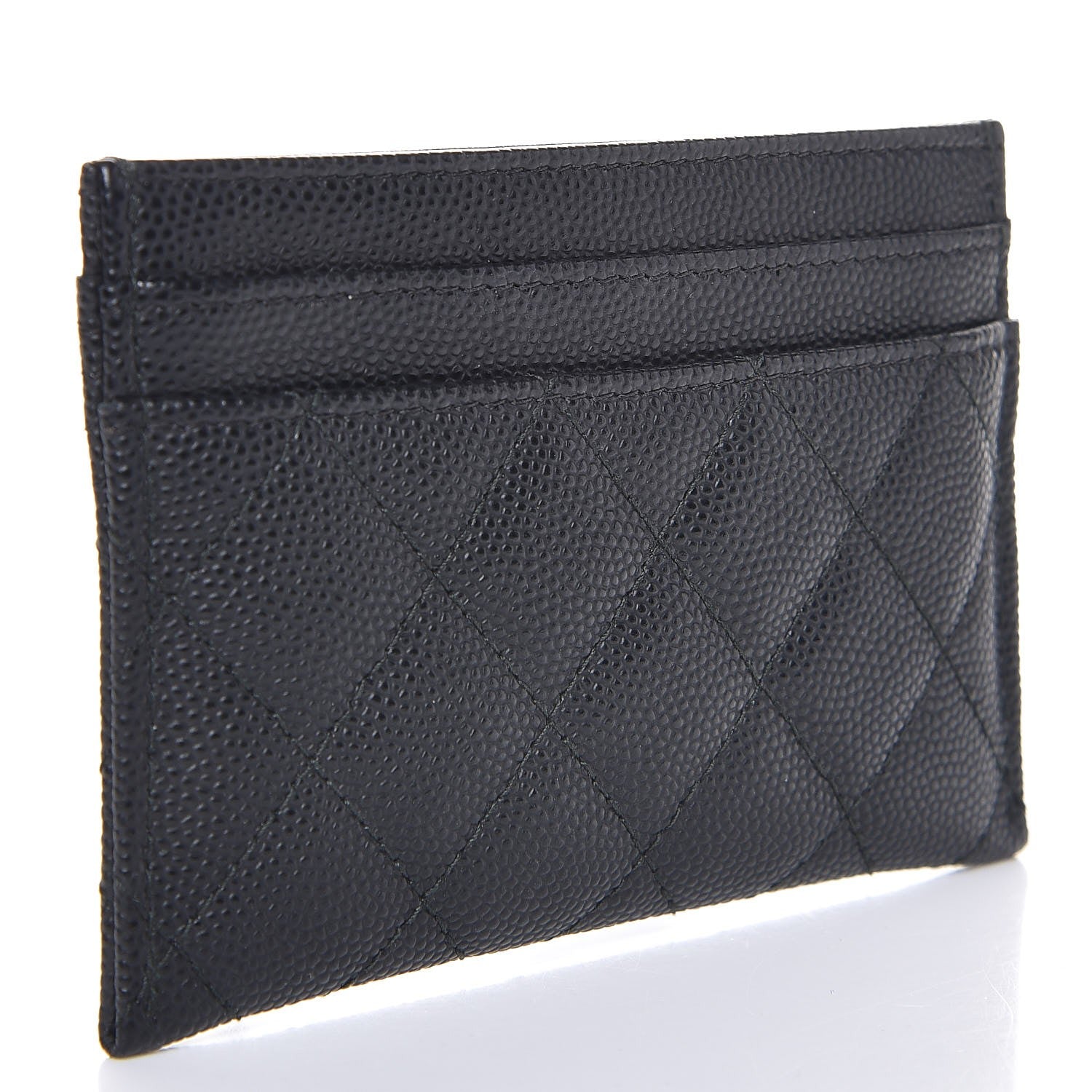 Chanel Caviar Quilted Boy Card Holder Black 3 of 18