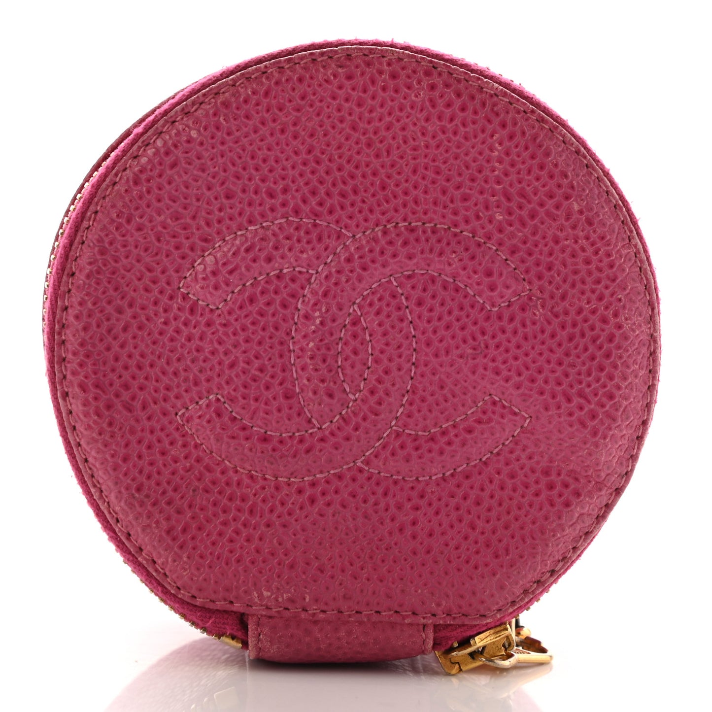 Patent Large Glam Lock Rockstud Flap Cyclamin