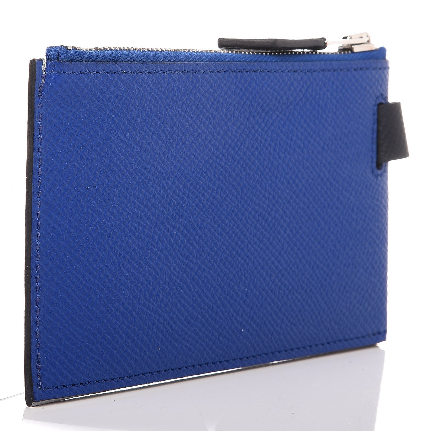 Hermes Epsom Vertige Mini Colorblock Card Holder Bleu Royal Bleu Glacier Bleu Indigo 3 of 8