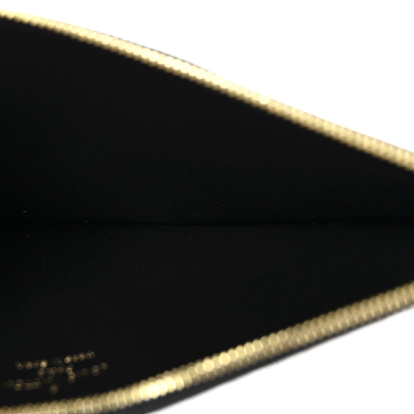 Monogram Slim Purse Black