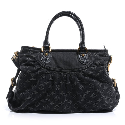 Louis Vuitton Denim Neo Cabby MM Black 1 of 8