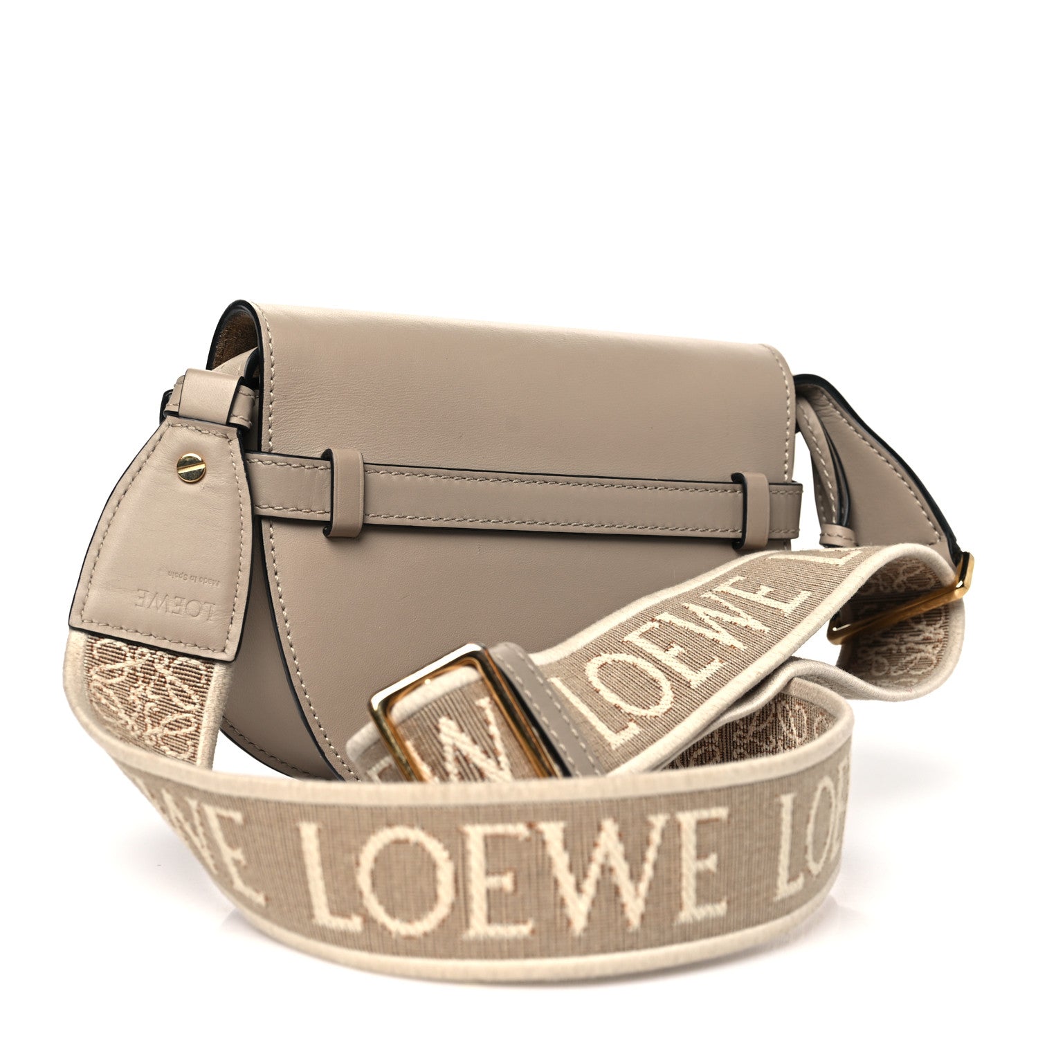 Loewe Calfskin Jacquard Mini Gate Dual Bag Sand 3 of 10