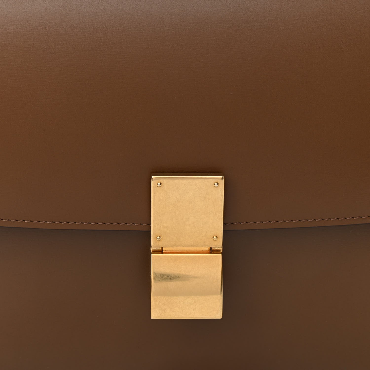Celine Box Calfskin Medium Classic Box Flap Bag Camel 8 of 11