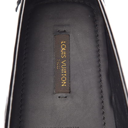 Louis Vuitton Patent Calfskin Farewell Flat Loafer 40 Black 7 of 8