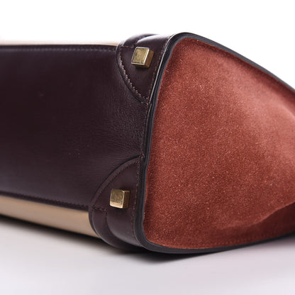 Celine Smooth Calfskin Suede Micro Tri-Color Luggage Beige 8 of 10