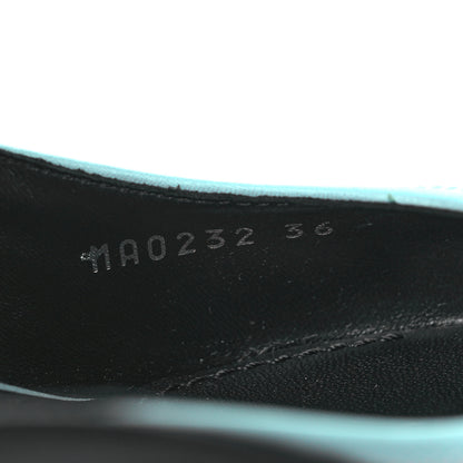 Louis Vuitton Calfskin Archlight Slingback Pumps 36 Black Blue 8 of 8