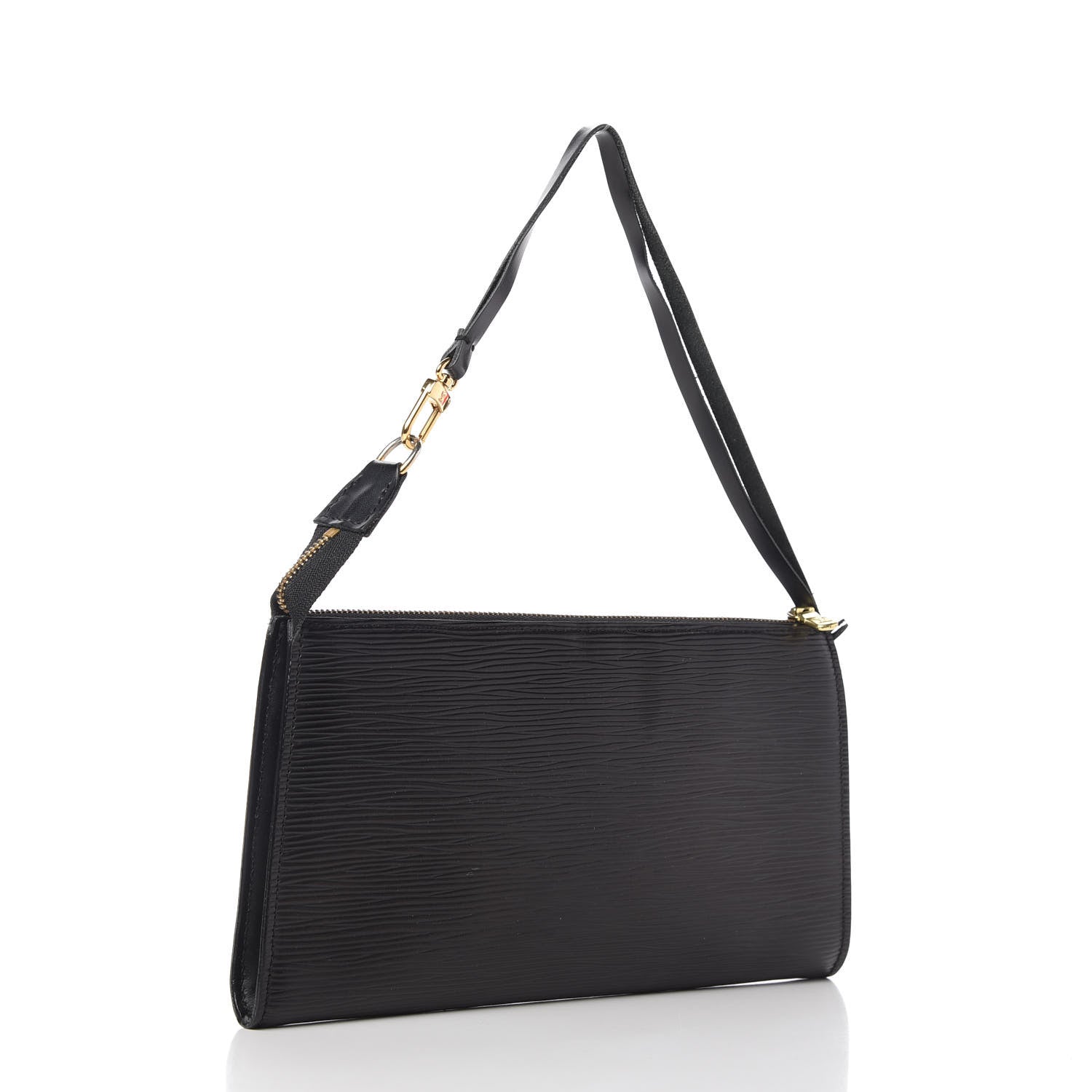 Louis Vuitton Epi Pochette Accessories 24 Black 3 of 11