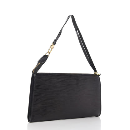 Louis Vuitton Epi Pochette Accessories 24 Black 3 of 11