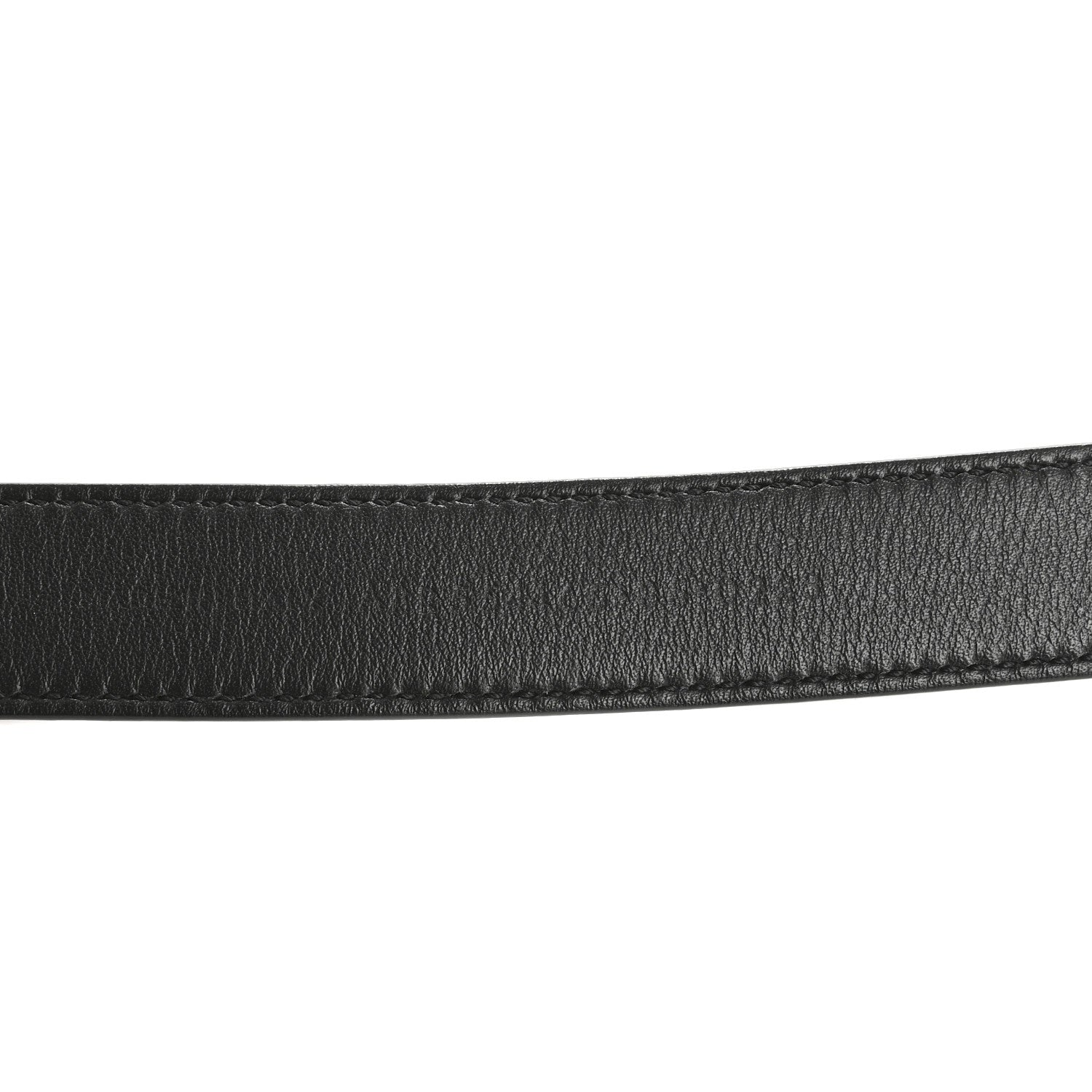 Saint Laurent Smooth Calfskin Monogram Square Buckle Belt 85 34 Black 5 of 9