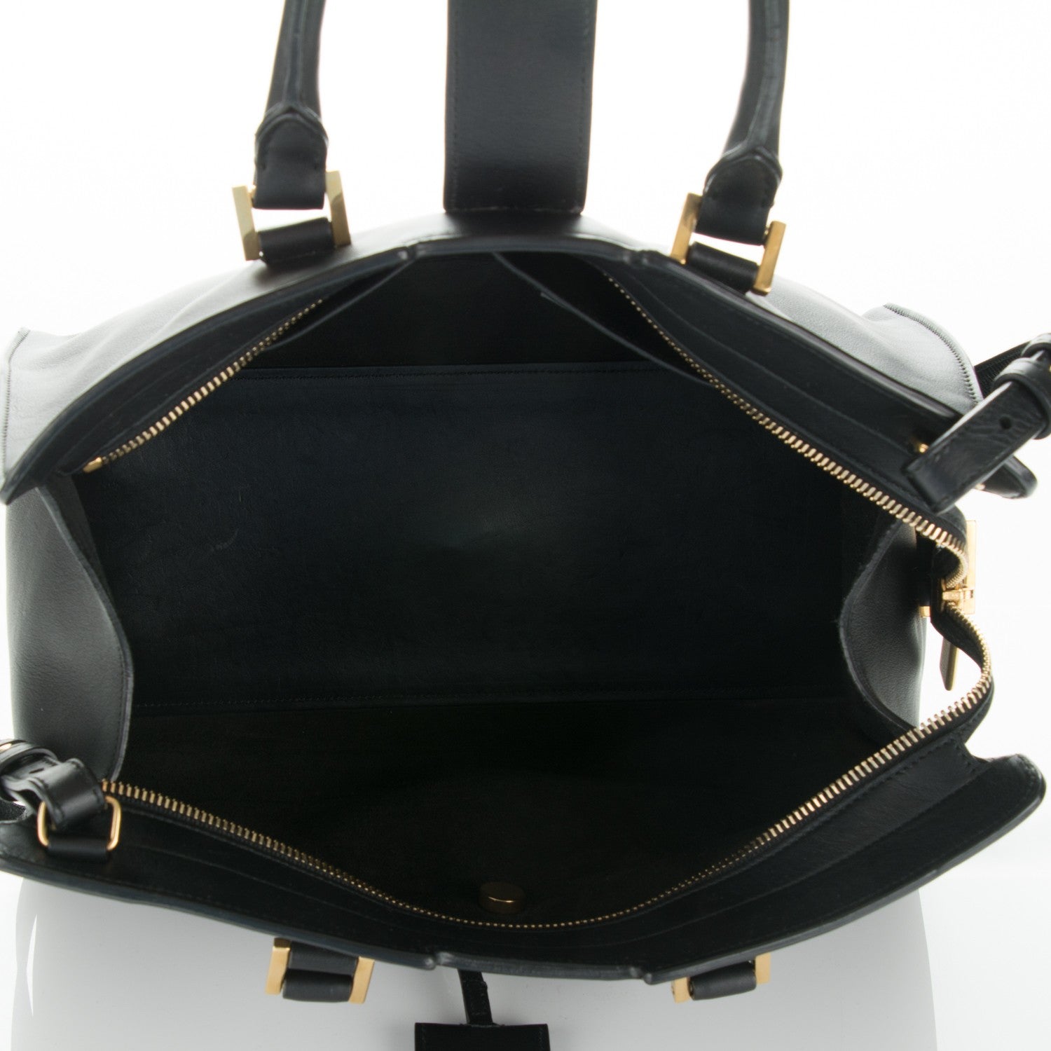 Saint Laurent Calfskin Small Classic Y Cabas Black 5 of 7