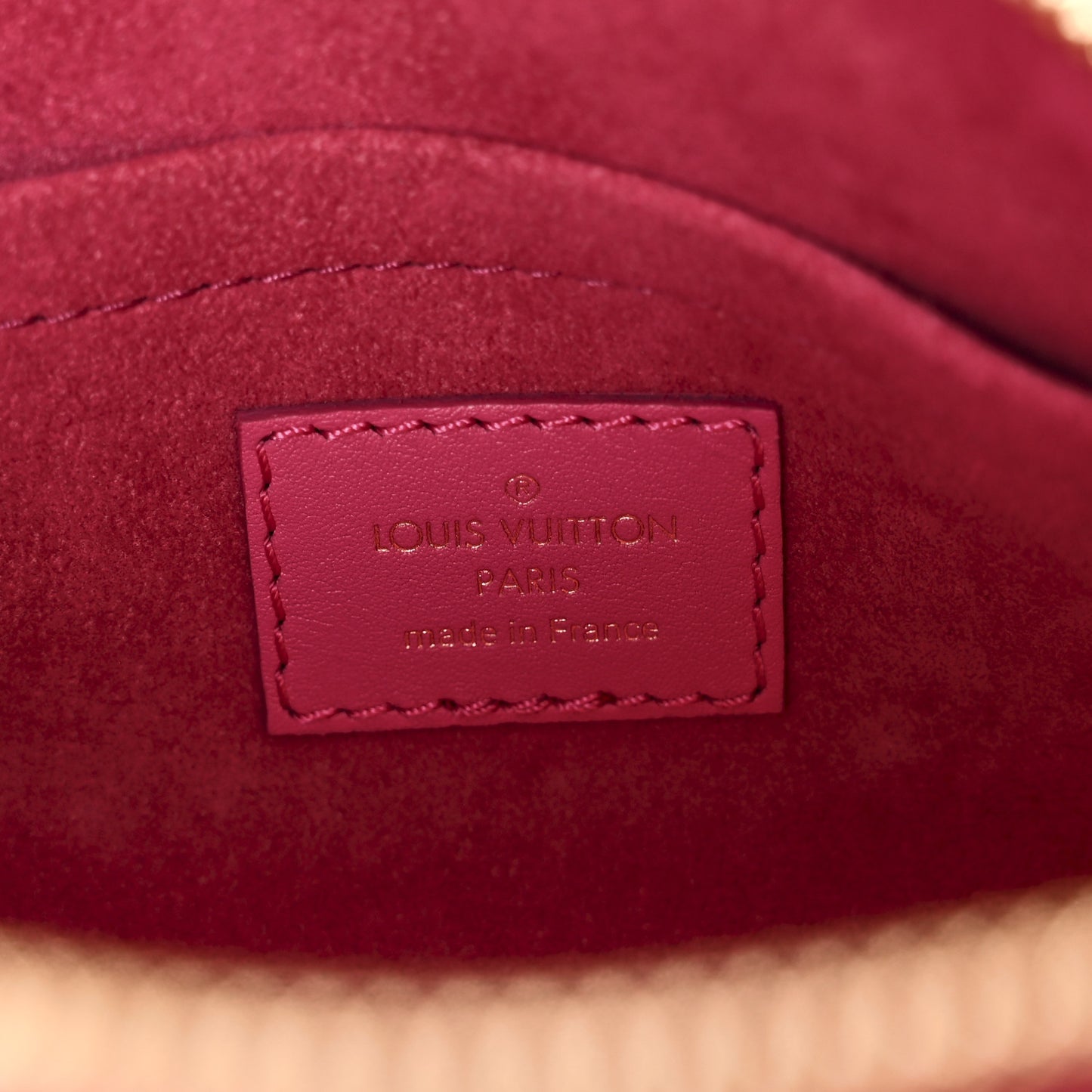 Calfskin Nanogram Embossed Speedy Bandouliere 20 Rose