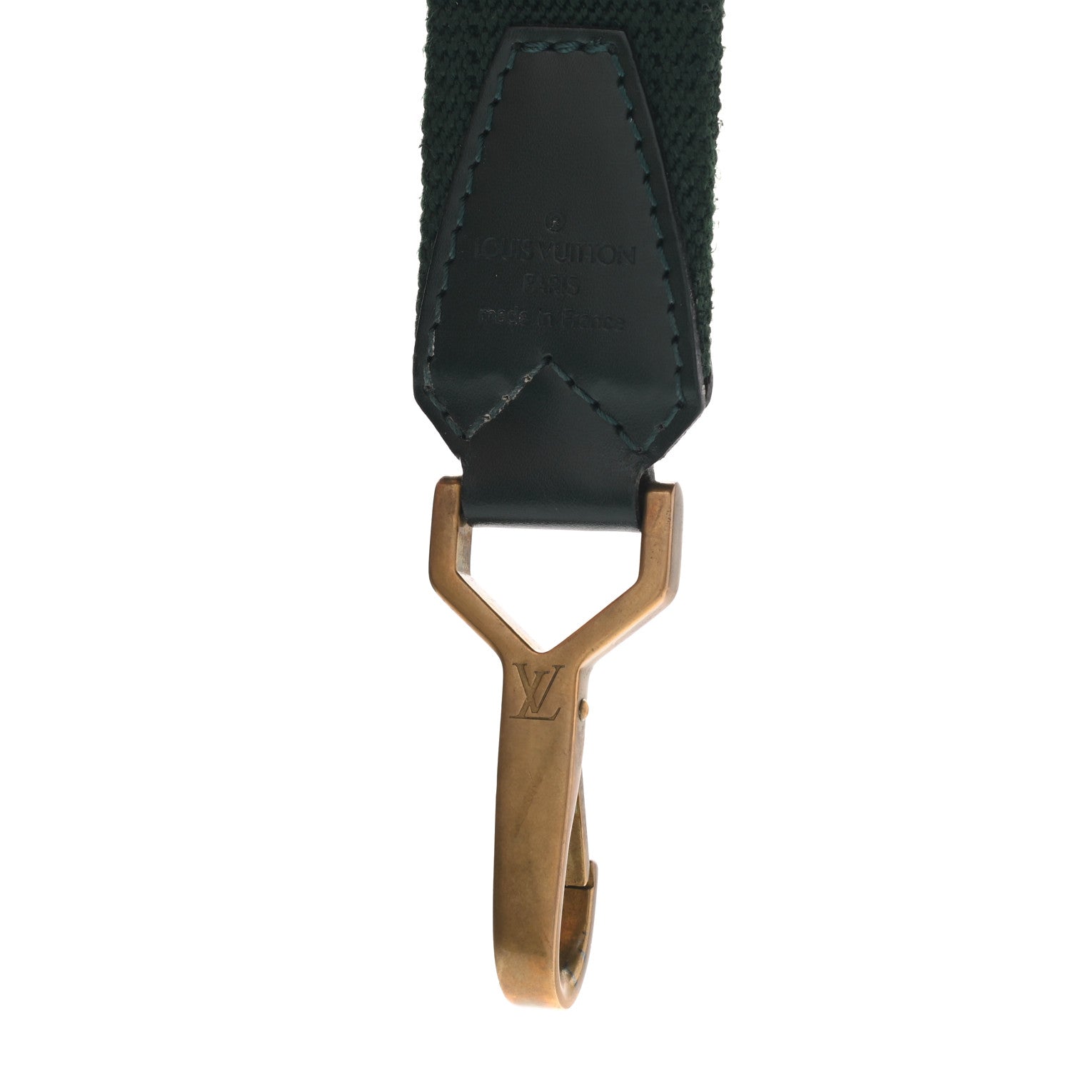 Louis Vuitton Canvas Adjustable Shoulder Strap Green 3 of 3
