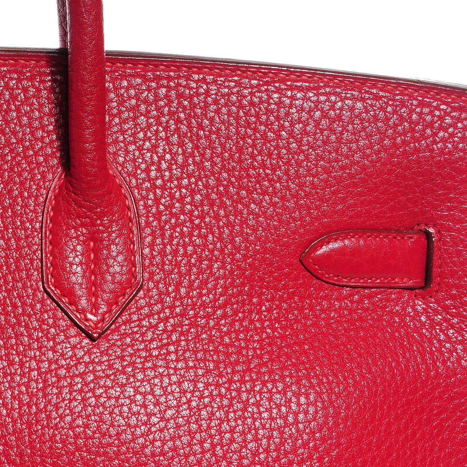 Hermes Ardennes Birkin 40 Rouge Vif 11 of 28