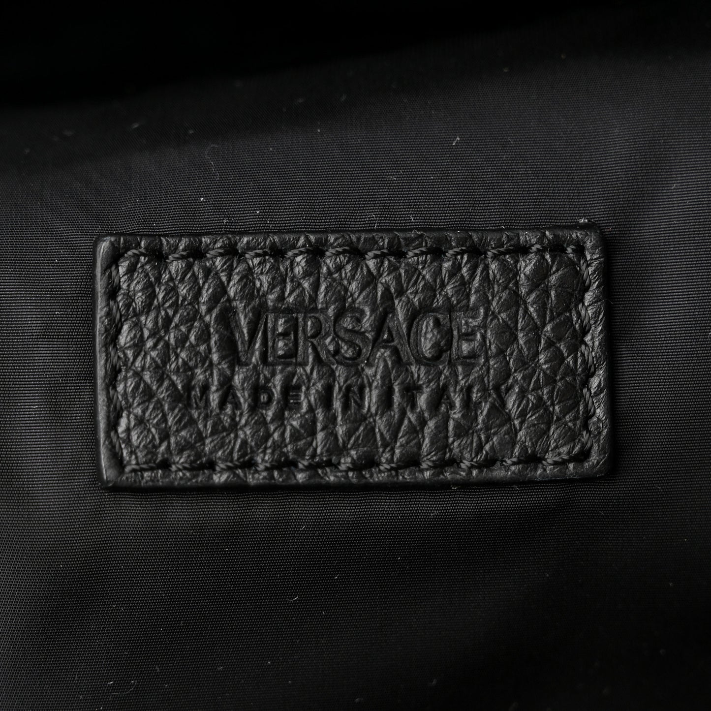 Calfskin Medusa Backpack Black