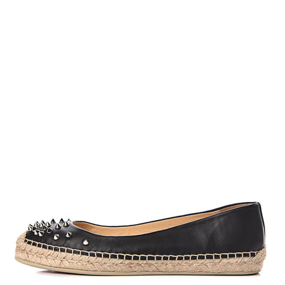 Christian Louboutin Nappa Aliochette Espadrilles 39 Black 1 of 10