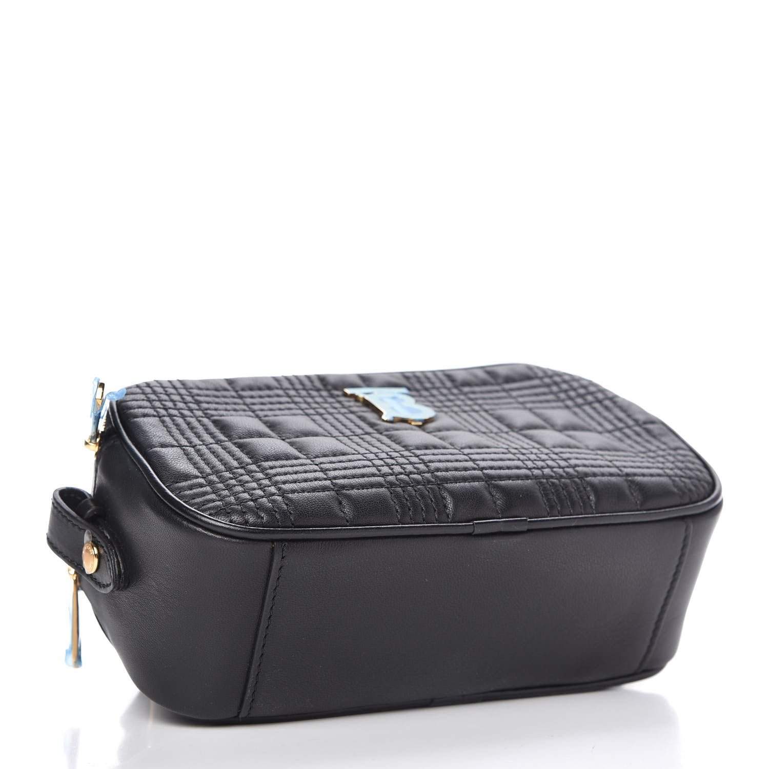 Burberry Lambskin Quilted Camera Bag Black 4 of 9