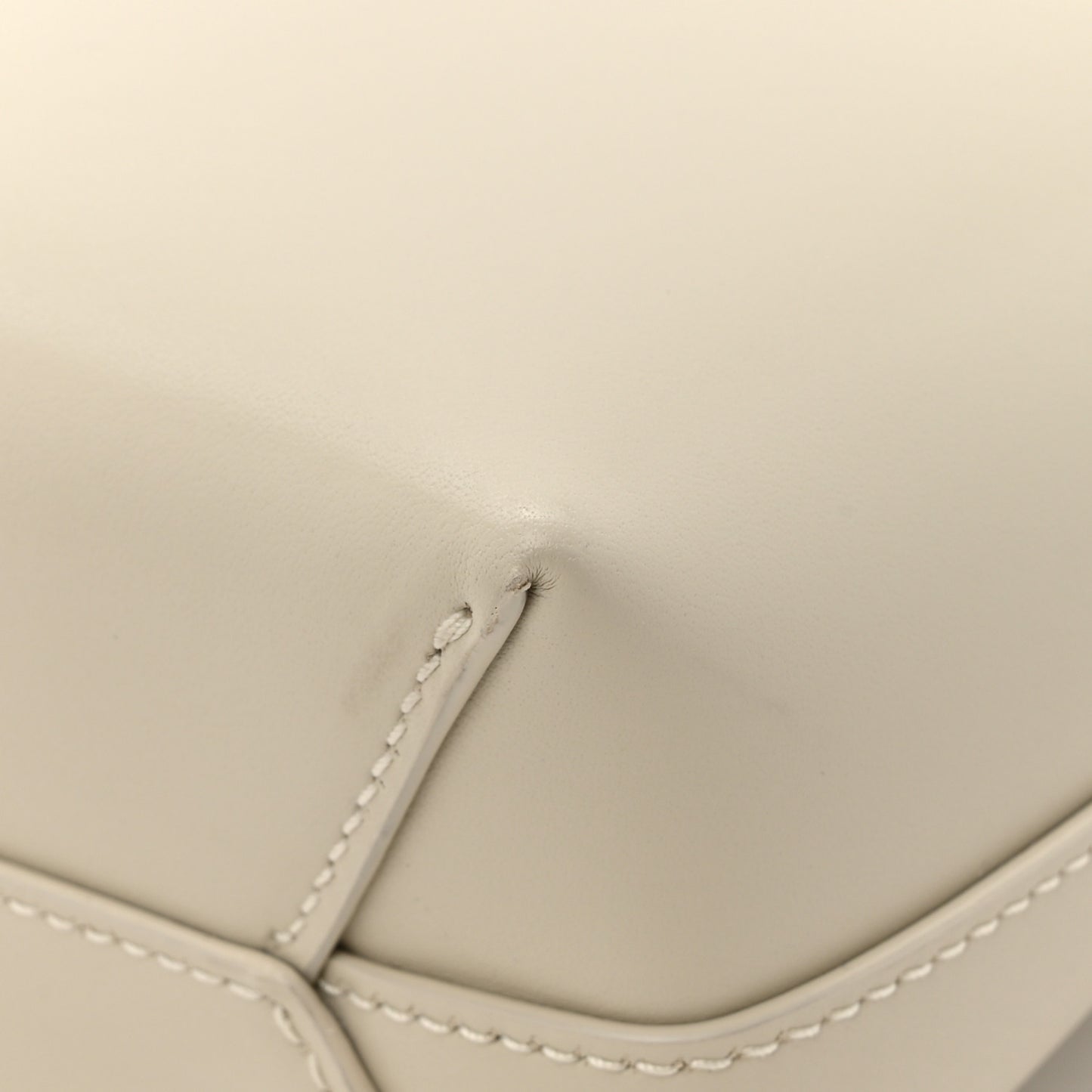Calfskin Mini Toy Shopping Tote Crema Soft