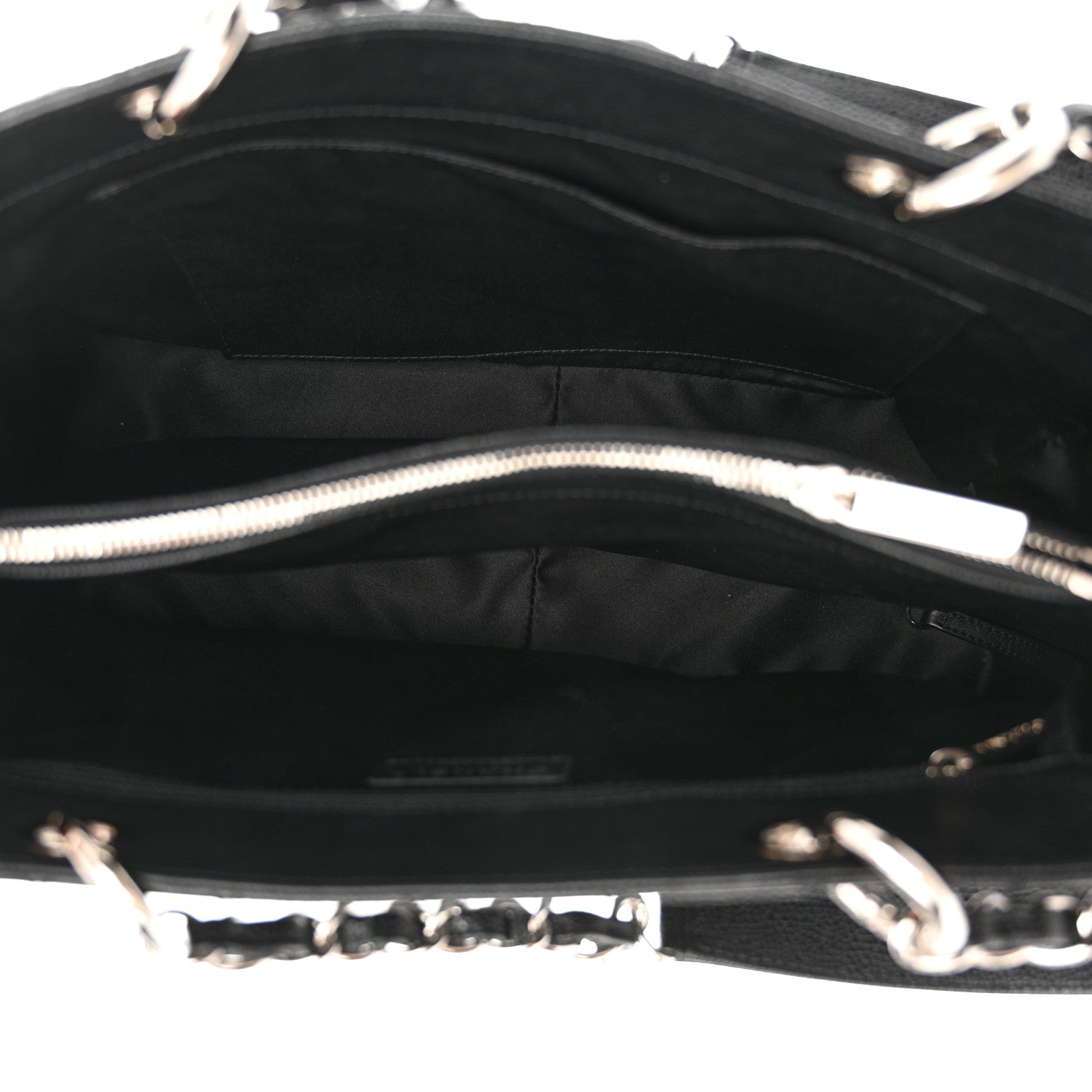 Chanel Caviar Quilted Grand Shopping Tote GST Black 5 of 15